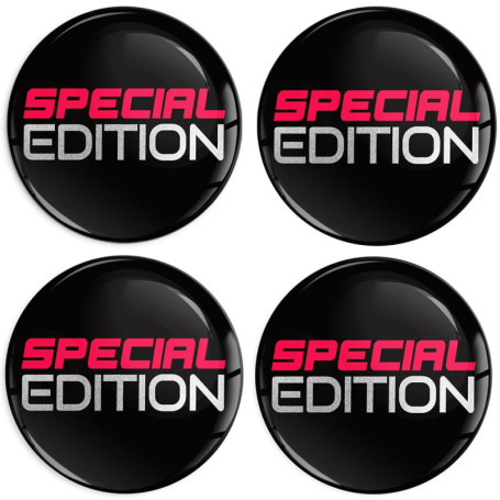 Autocollants 3D SkinoEu pour Enjoliveurs de Roue - Lot de 4