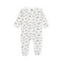 Pyjama Bébé en Velours Imprimé Zèbre - Petit Bateau