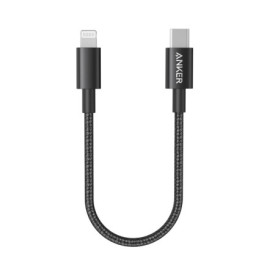 Câble USB-C vers Lightning Anker 331 - 30 cm, Noir