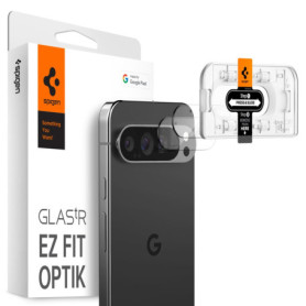 Protection Caméra Spigen Glas.tR EZ Fit pour Google Pixel 9 Pro - Installation Facile