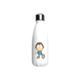Gourde Hermétique CyP Brands - Bouteille Footballeur Blanche 550 ml