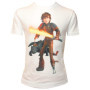 T-Shirt Enfant Dragons avec Harold et Krokmou - Blanc