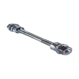 Axe de Roue Avant Vélo Argent 8mm x 135mm - Cyclingcolors