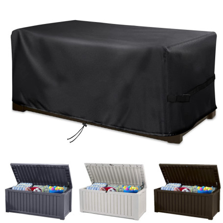 Housse de Rangement Extérieur MRWiZMS pour Coffres de Terrasse - Imperméable et Résistante