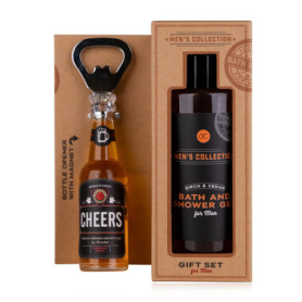 Coffret Cadeau Accentra Men's Collection avec Gel de Bain et Décapsuleur