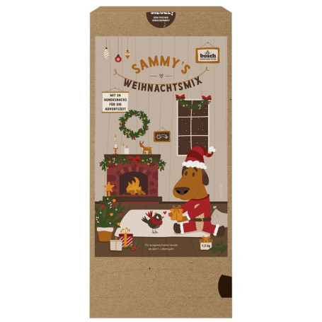 Sammy's Friandises de Noël pour Chien - Lot de 24 Délices Festifs