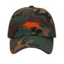 Casquette de Chasse Camouflage pour Homme avec Broderie de Sanglier