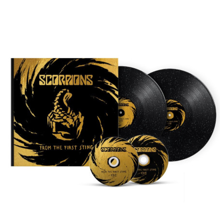 Coffret Deluxe Scorpions - From The First Sting (2CD + 2LP, Tirage Limité)