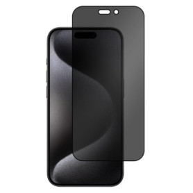 Protecteur d'écran en verre trempé Just In Case pour iPhone 15 Pro - Confidentialité et haute transparence