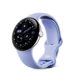 Montre Connectée Google Pixel Watch 4 - Suivi Santé et Fitness - Aluminium Argent Poli