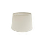 Abat-jour conique E27 beige 25x20x16 cm pour éclairage décoratif