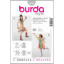 Patron de Couture Burda B2432 - Modèles Indienne et Elfe 36-48