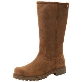Bottines Panama Jack Femme Bambina en Cuir Velours Marron