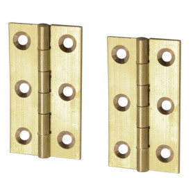 Set de 2 Charnières en Acier Brute 25 mm - Merriway