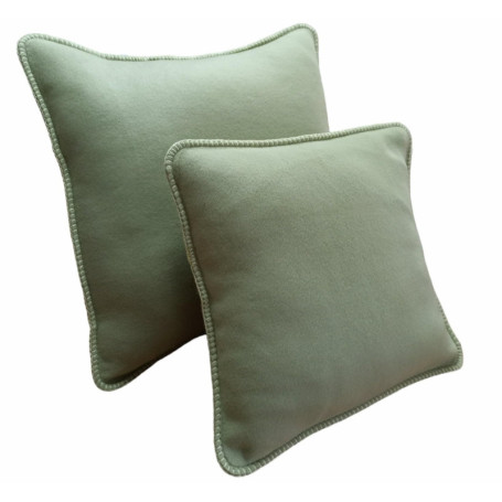 Housse de Coussin en Fleece Vert 40x40 cm - Catherine Lansfield