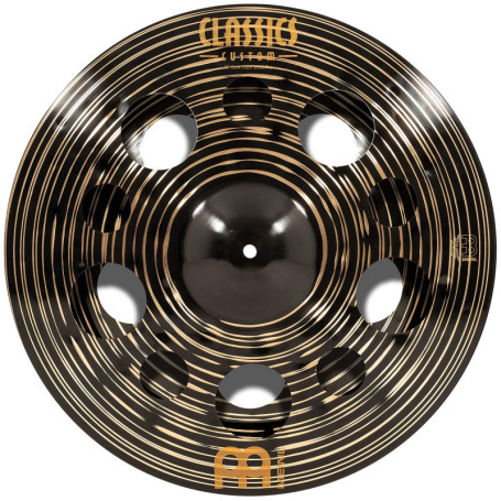 Cymbale Trash Stack Meinl Classics Custom Dark 18 pouces pour Batterie