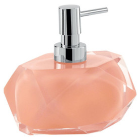 Distributeur de Savon Gedy Chanelle en Résine Saumon