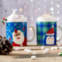 Set de 4 Mugs de Noël avec Coffret Cadeau - Tasses Festives pour Chocolat Chaud