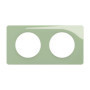 Plaque de Finition Céliane Legrand - 2 Postes Vert Celadon