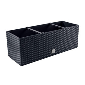 Jardinière Rectangulaire Auto-Arrosage 17L Chocolat - Prosperplast 50,62 €