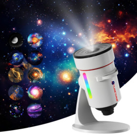 Projecteur Galaxy HD avec 10 Scénarios de Nébuleuses et Minuterie 68,57 €