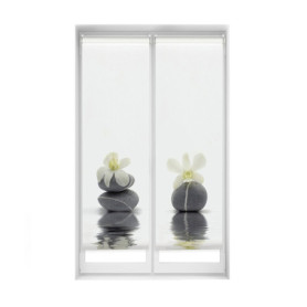 Lot de 2 Stores Enrouleurs Translucides Orchidée - Blindecor 40x150 cm