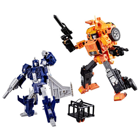 Pack de Figurines Transformers Wreck 'n Doom - Sandstorm & Slugslinger