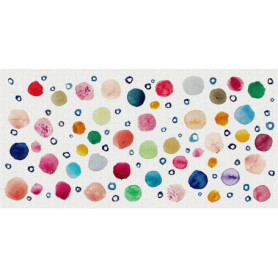 Tapis en Vinyle Antidérapant Vilber DOTS DL 01 - 50x100 cm
