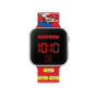 Montre LED Accutime pour Enfants avec Affichage Lumineux et Bracelet Rouge
