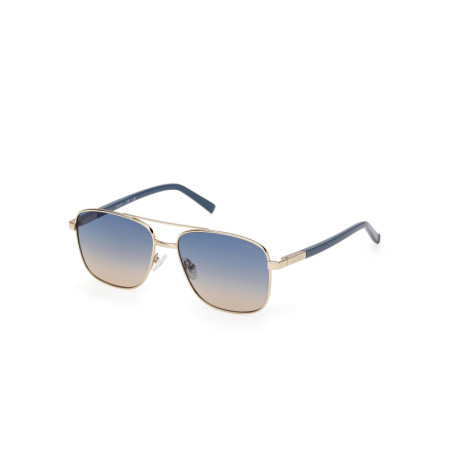 Lunettes de Soleil GUESS GU3040 en Or avec Verres Dégradés Bleus
