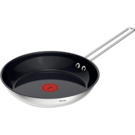 Poêle Tefal Nordica en Acier Inoxydable avec Revêtement Céramique et Indicateur de Température