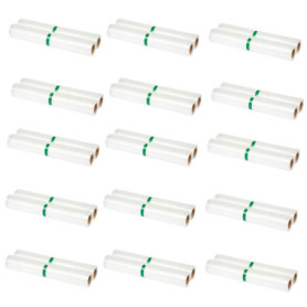 Huslog Rouleaux Sous Vide - Lot de 30 Sacs 28x300 cm, Sans BPA, Idéal pour Conservation et Cuisson