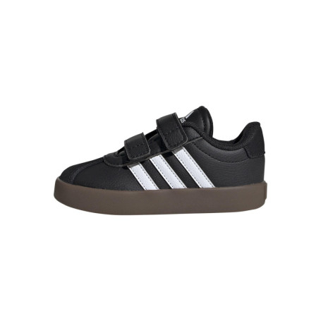 Chaussures adidas VL Court 3.0 pour Enfants - Noir et Blanc