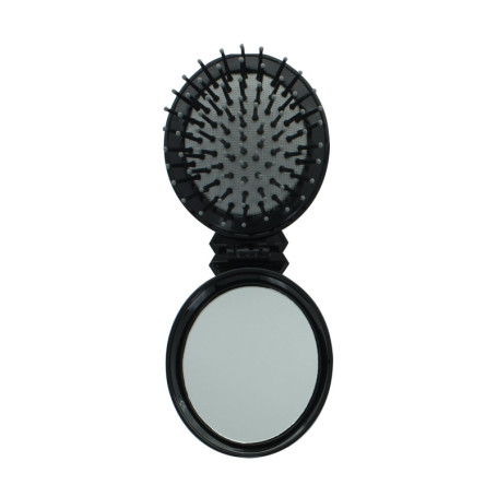 Mini Brosse à Cheveux Pliable avec Miroir - Jean-Louis David