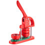 Machine à Badges VEVOR 58 mm avec 100 Kits de Consommables - Presse Épingles DIY Rouge