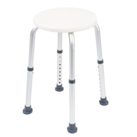 Tabouret de Douche Rond Réglable NRS Healthcare - Confort et Sécurité