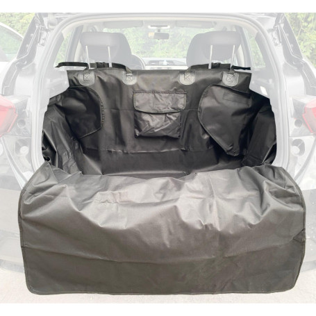 Housse de Siège Auto Universelle Imperméable pour Chien - Noir