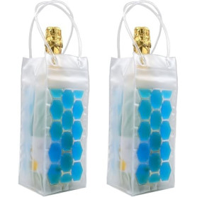 Lot de 2 Sacs Isothermes pour Bouteilles de Vin et Bière - Fraîcheur Instantanée