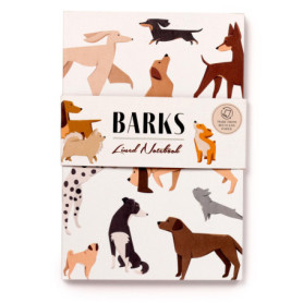 Bloc-Notes A5 Recyclé Puckator - Motif Barks Chien