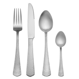 Ensemble de Couverts Mikasa Broadway en Acier Inoxydable - 16 Pièces Argentées pour 4 Personnes