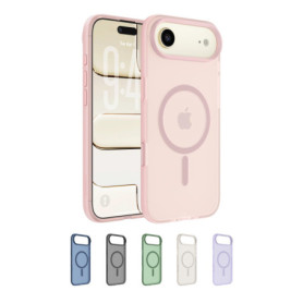 Coque de Protection Belkin SheerForce Grip pour iPhone Air - Rose, Compatible MagSafe