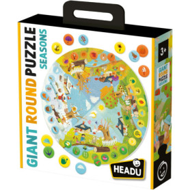 Puzzle Géant Circulaire des Saisons - Headu