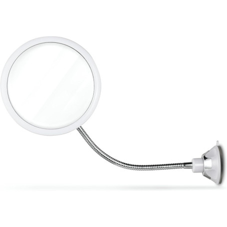 Miroir de Douche Flexible Mirrorvana avec Ventouse et Col de Cygne Réglable