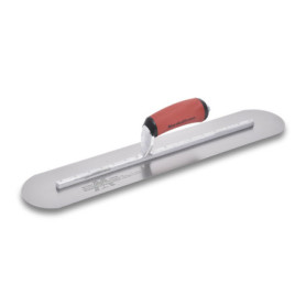 Truelle de Lissage Arrondie Marshalltown en Acier au Carbone avec Manche Durasoft