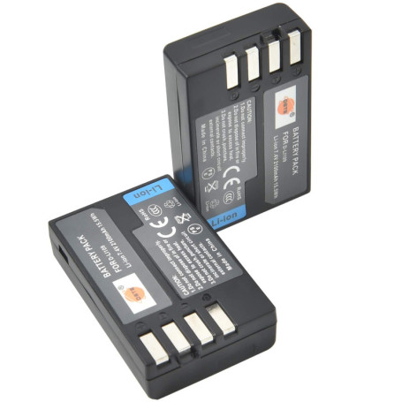 DSTE® Pack de 2 Batteries Li-ion D-Li109 pour Pentax K-r, K-30, K-50, K-500