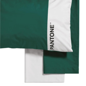 Parure de lit Osama Home Pantone™ en Coton - 2 Places, Drap-Housse et Taies d'Oreiller Inclus