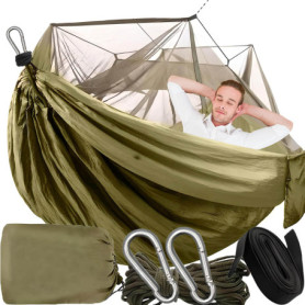 Hamac de Camping Ultra Léger avec Moustiquaire - Retoo