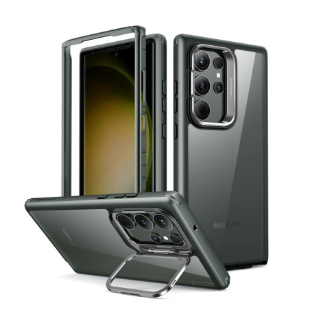 Coque ESR Shock Armor avec Béquille pour Samsung S23 Ultra - Dos Transparent