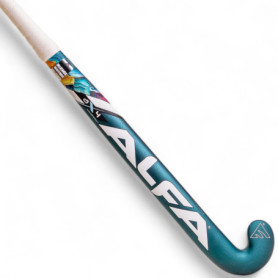 Bâton de Hockey A L F A AX4 Unisexe - Étincelle Verte, 36.5 pouces