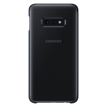 Etui Samsung Clear View Cover Noir pour Galaxy S10e